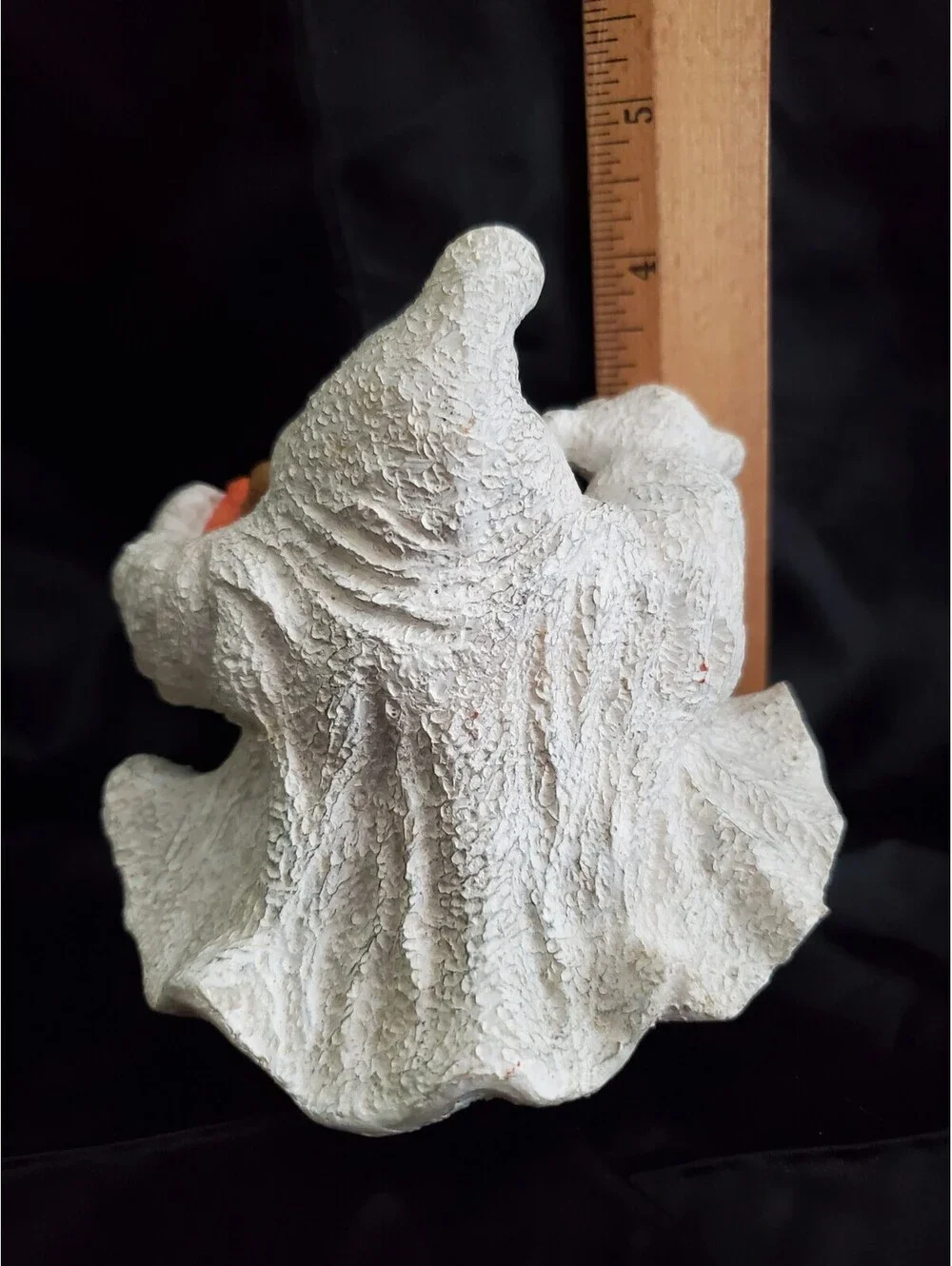 Vtg Resin Ghost With Pumpkin